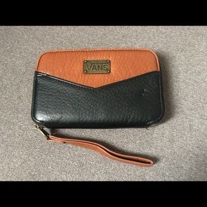 VANS black and brown wallet